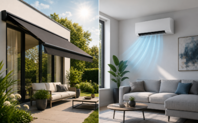 Waarom steeds meer huiseigenaren eerst kiezen voor zonwering en pas daarna voor een airco